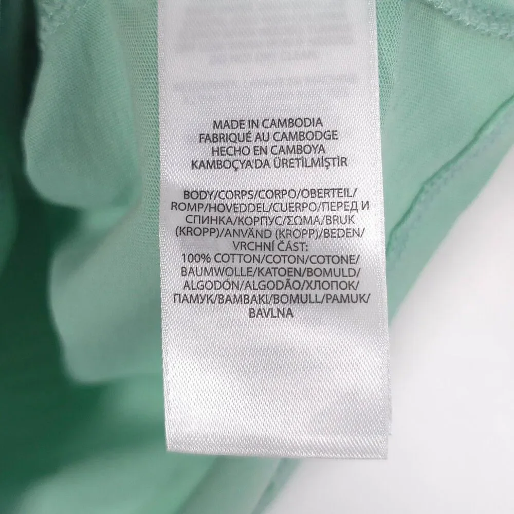 POLO RALPH LAUREN Kids Girls XL (16) New T-Shirt Top Green Logo Graphic Cotton